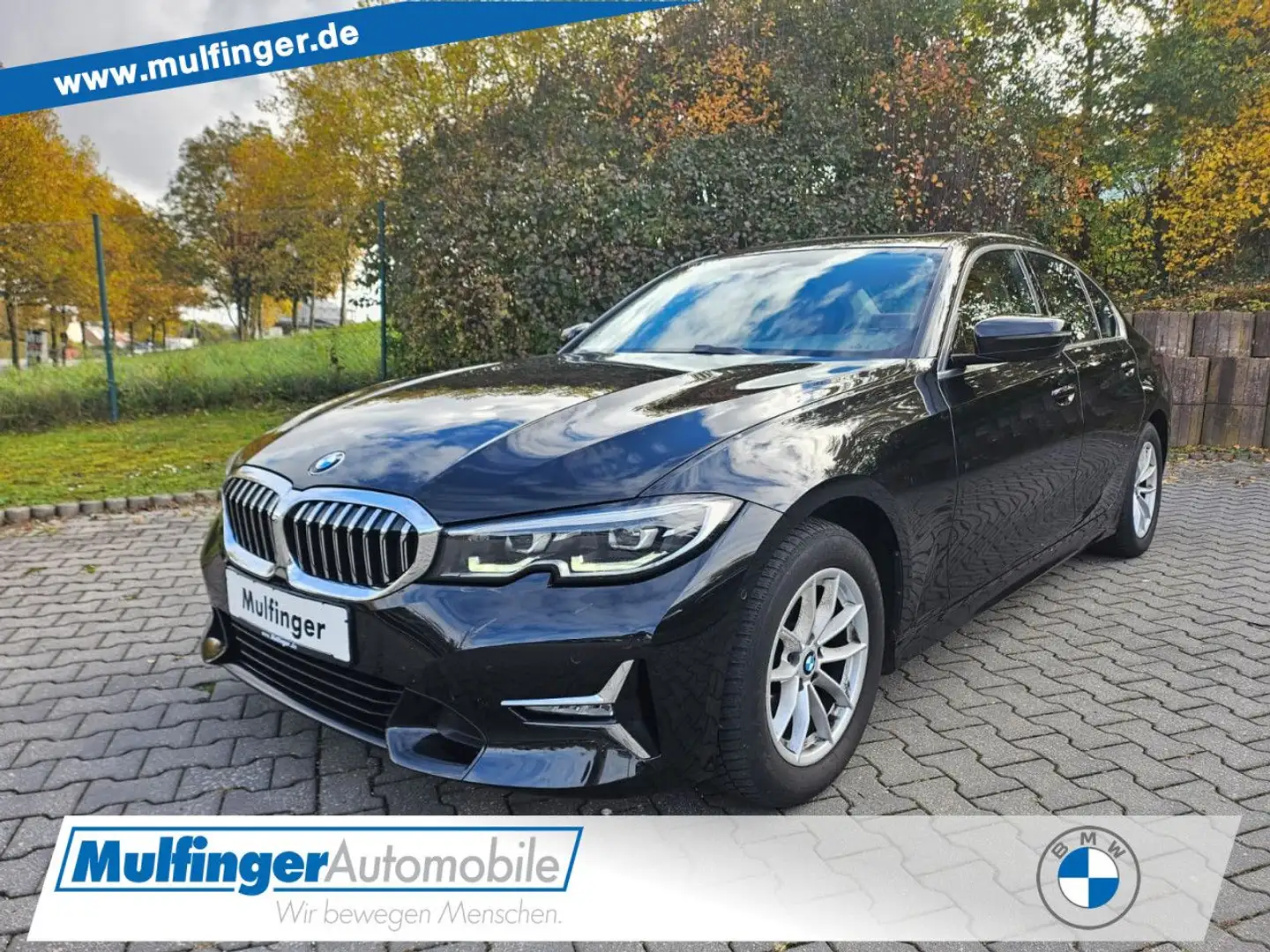BMW 320 i Sports.Leder LiveProf.Glasd.AHK Finanz.294 Schwarz - 1
