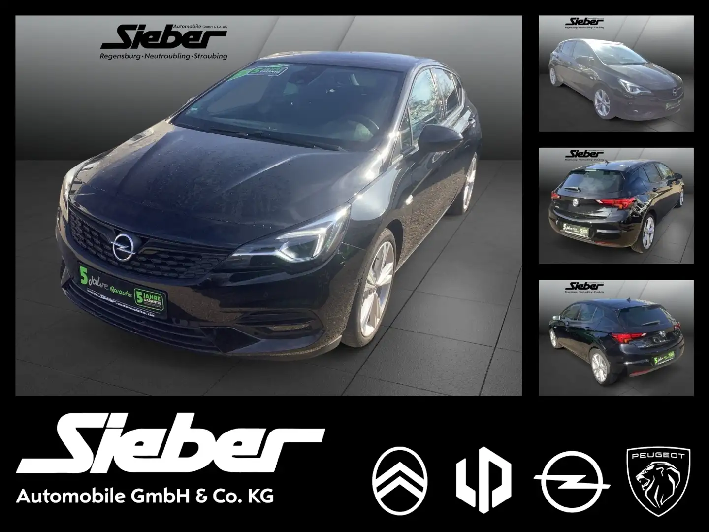 Opel Astra K 1.2 Turbo Ultimate *Navi*Sitzheizugn*PDC Negro - 1