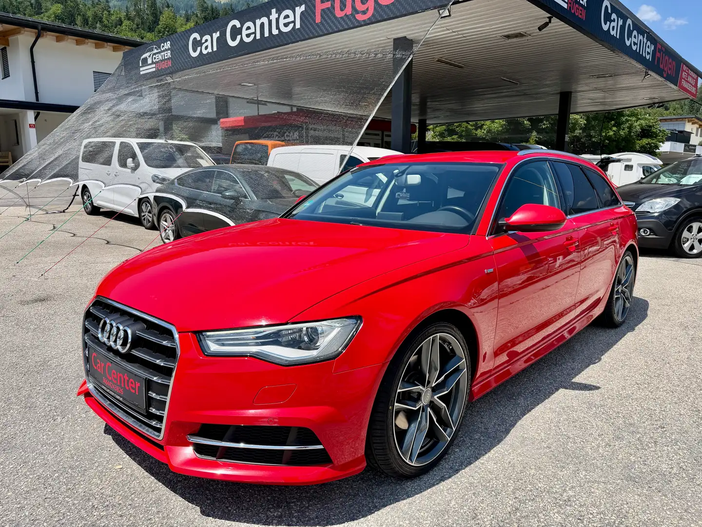 Audi A6 2.0 TDI quattro s-line 20zoll Rot - 1
