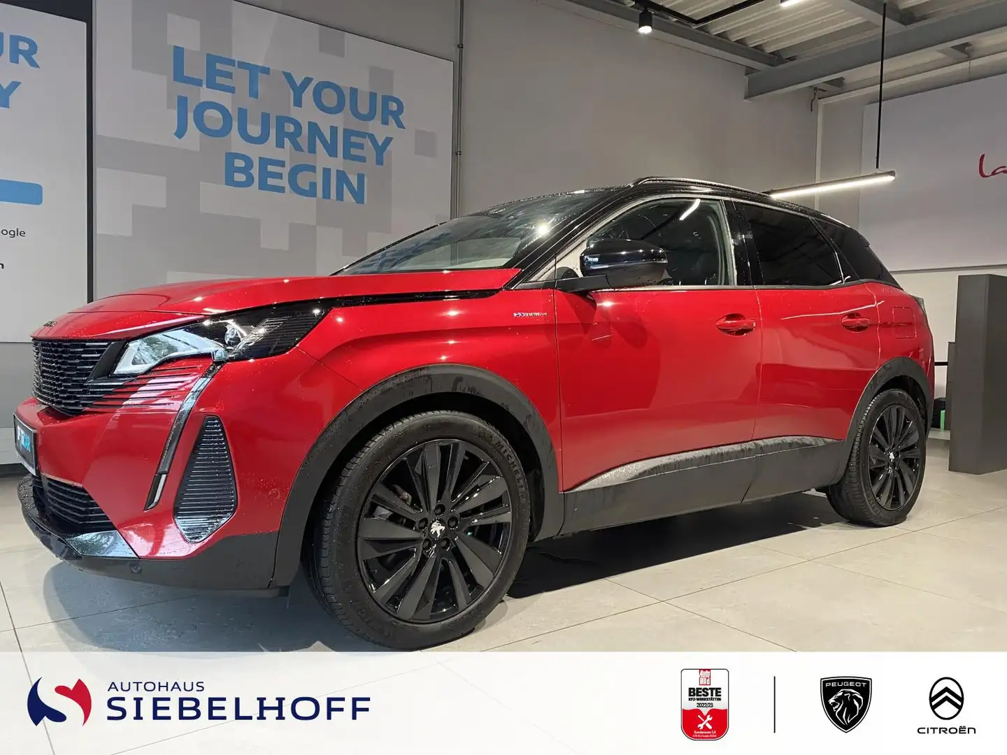 Peugeot 3008 GT Pack HYBRID4 300 e-EAT8 *Leder*Pano* Rouge - 1