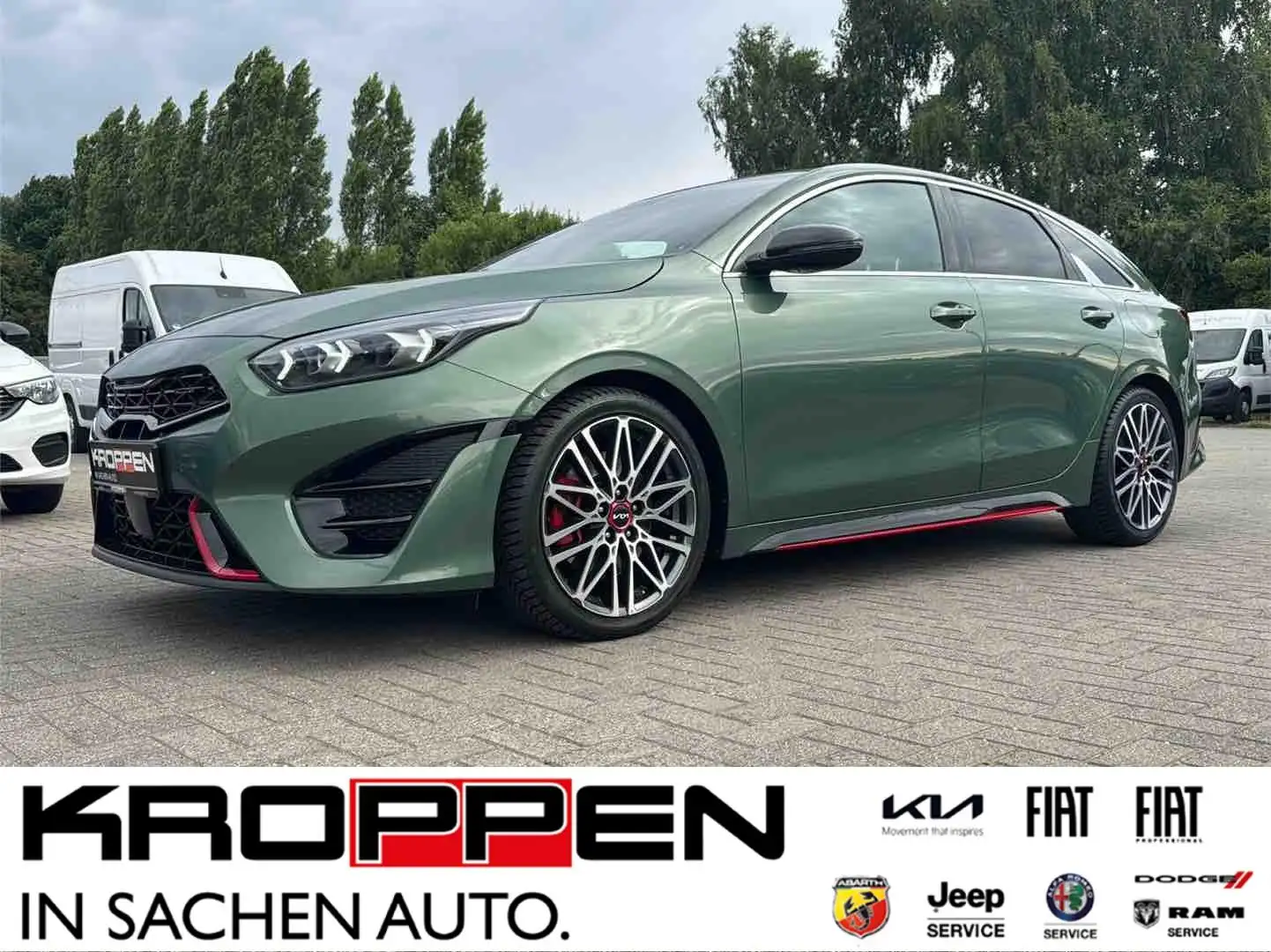 Kia ProCeed / pro_cee'd proceed GT DCT7 Pan.-Dach Bastuck-Klappe el.Sitz+M Verde - 1