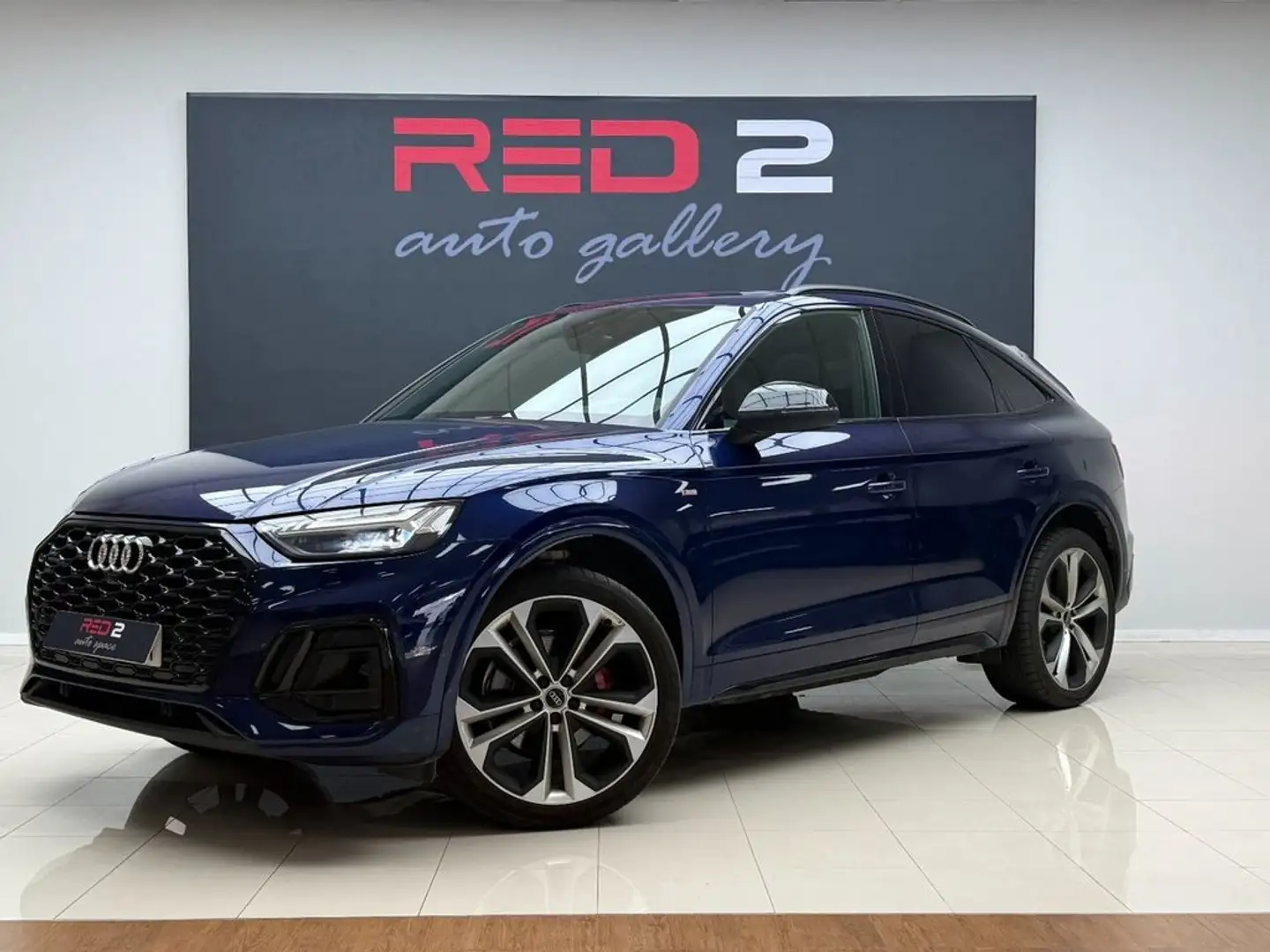 Audi Q5 Black line 40 TDI 150kW quattroultra Azul - 1
