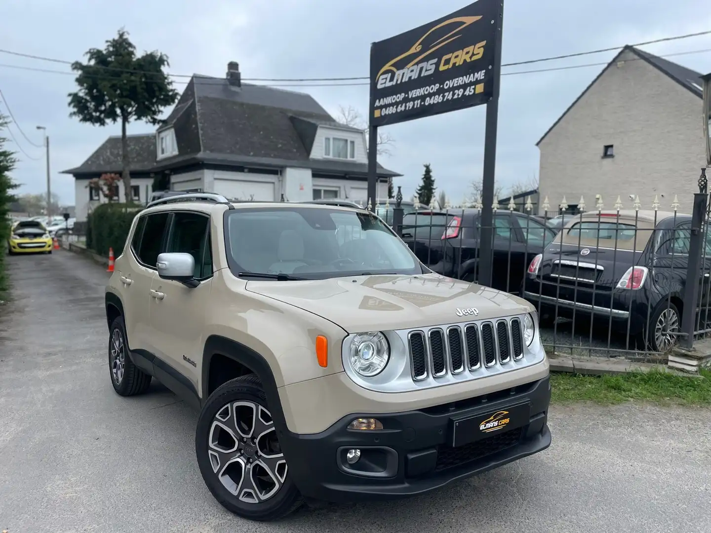 Jeep Renegade 1.4 Turbo 4x4 Limited*Camera-Xénon-Toit Pano-Cuir Beige - 1