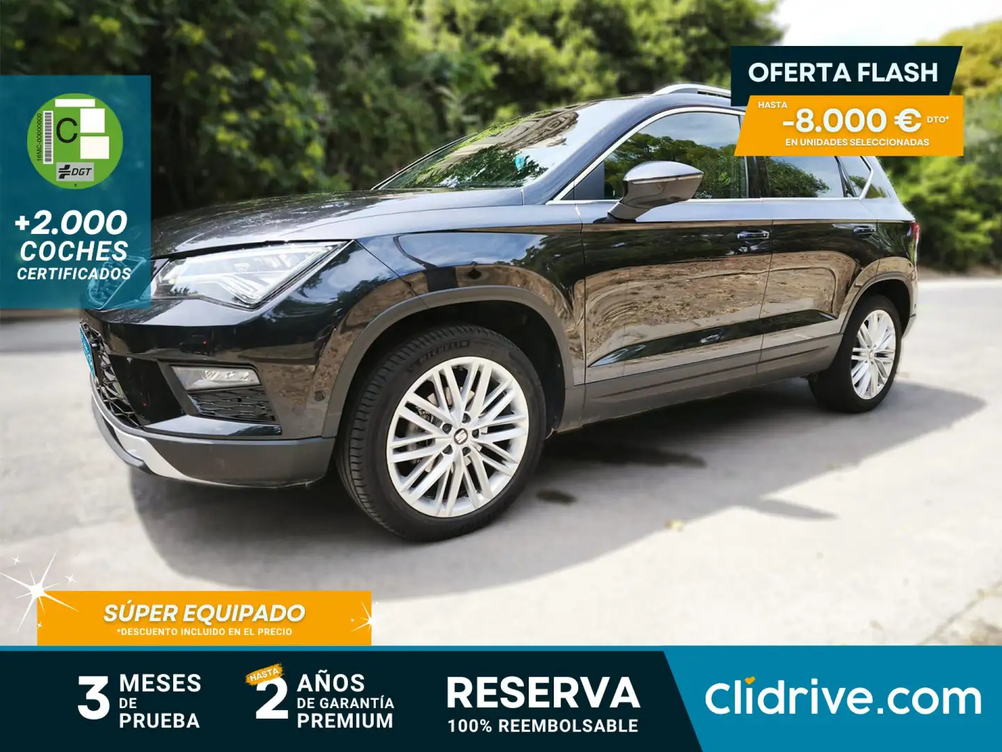 SEAT Ateca 1.5 EcoTSI S&S Style DSG Noir - 1