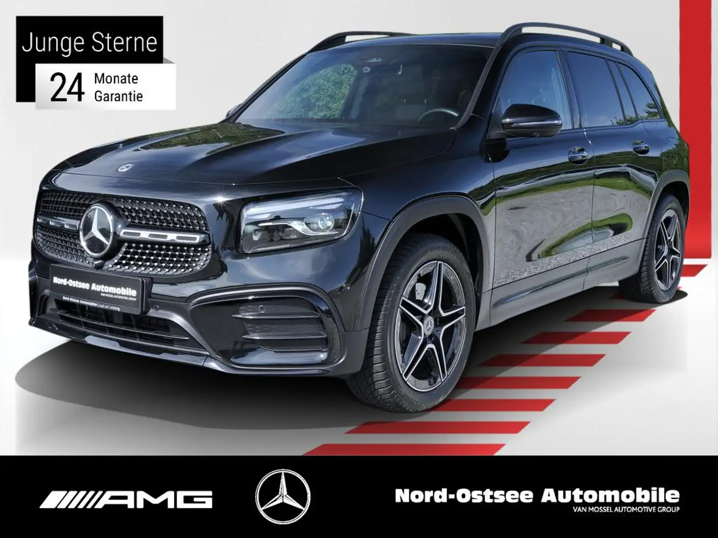 Mercedes-Benz GLB 35 AMG 4M PANO AHK NIGHT BURMESTER 360KAMERA Noir - 1