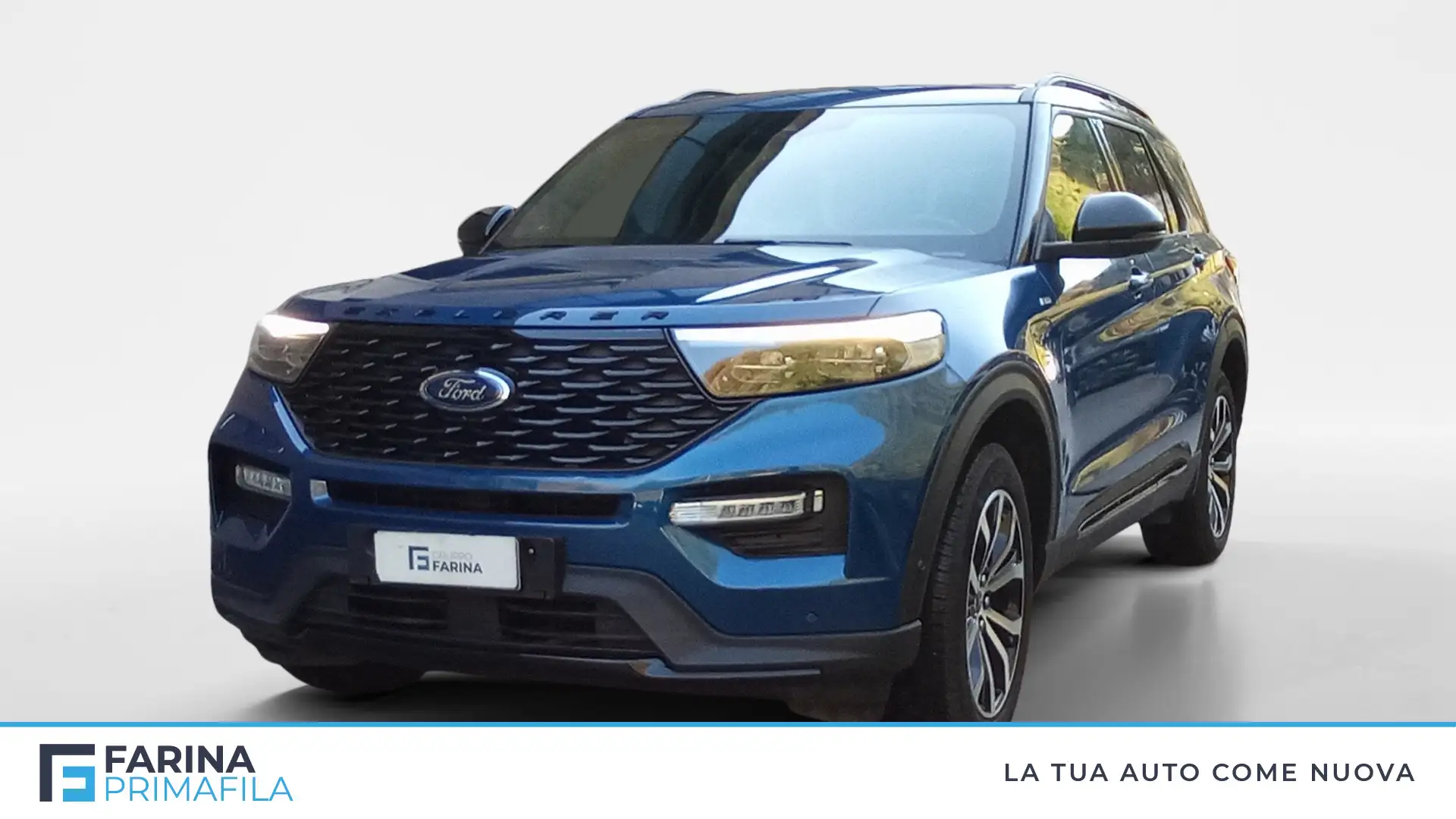 Ford Explorer 3.0 phev ST-Line awd Kék - 1
