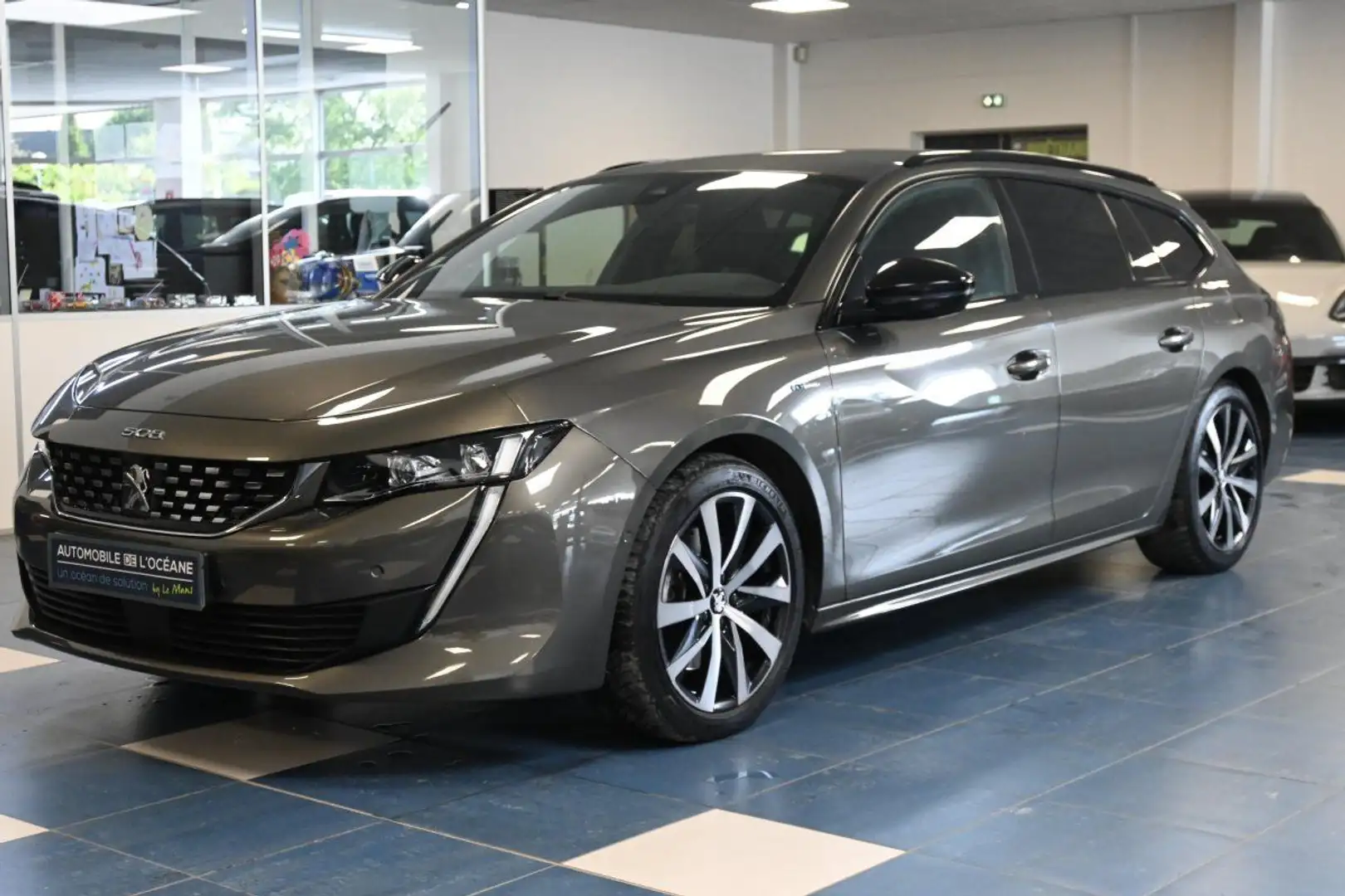 Peugeot 508 Hybrid 225 e-EAT8 GT Line Gris - 1