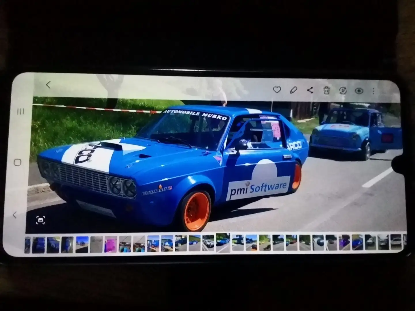 Fiat 128 Coupe   Rennwagen Blau - 1