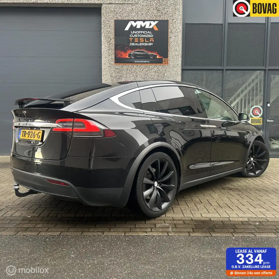Tesla Model X 75D Grijs Trekhaak 7 Zitplaatsen + EAP Noir - 1