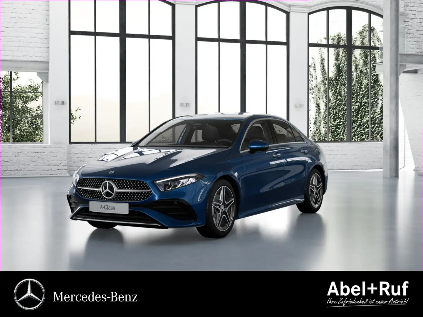 Mercedes-Benz A 200 Limo AMG+LED+Kamera+Ambiente+TotW+LrHz Blau - 1