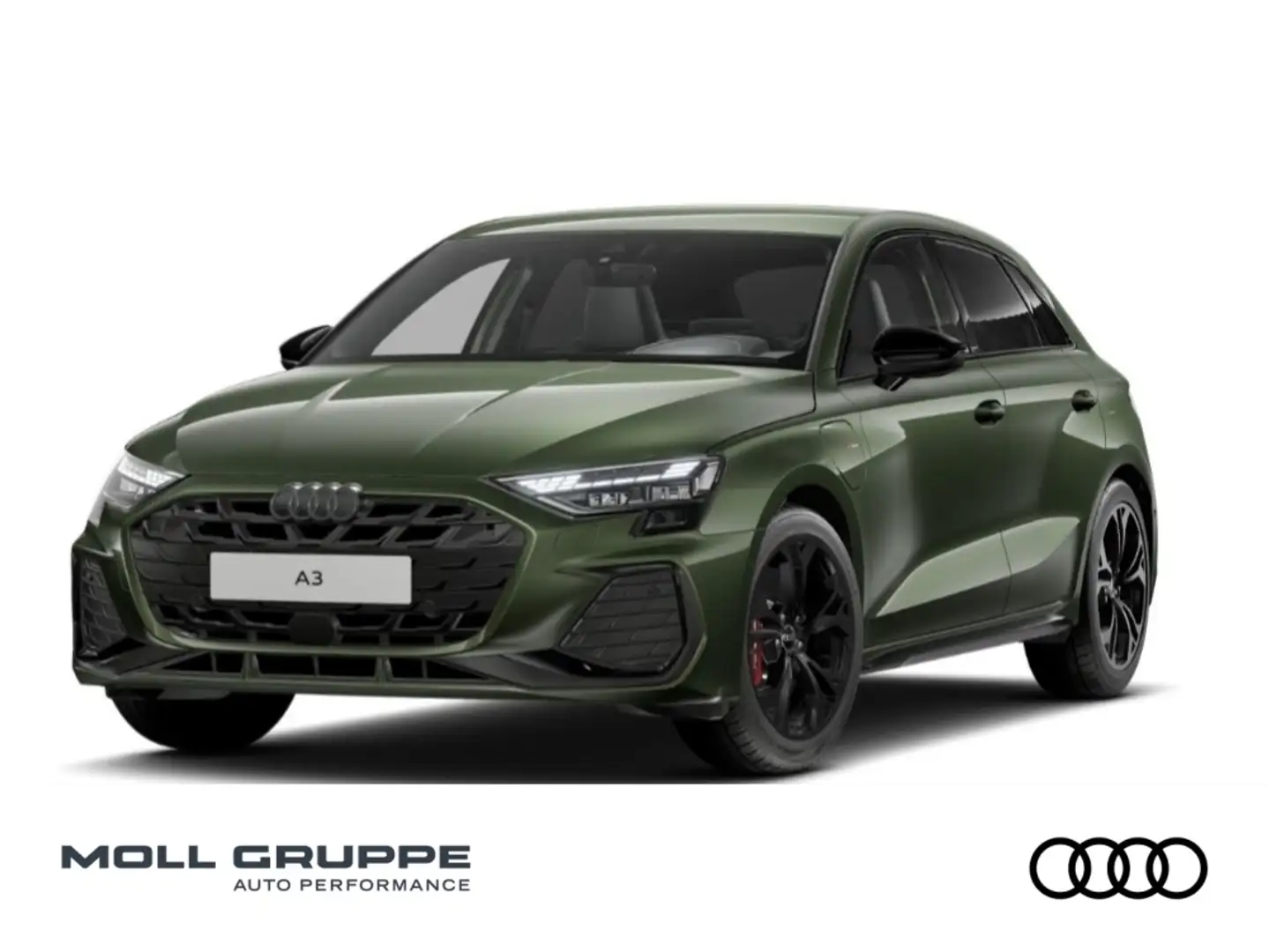 Audi A3 Sportback S line 45 TFSI e 200 kW S tronic Green - 1