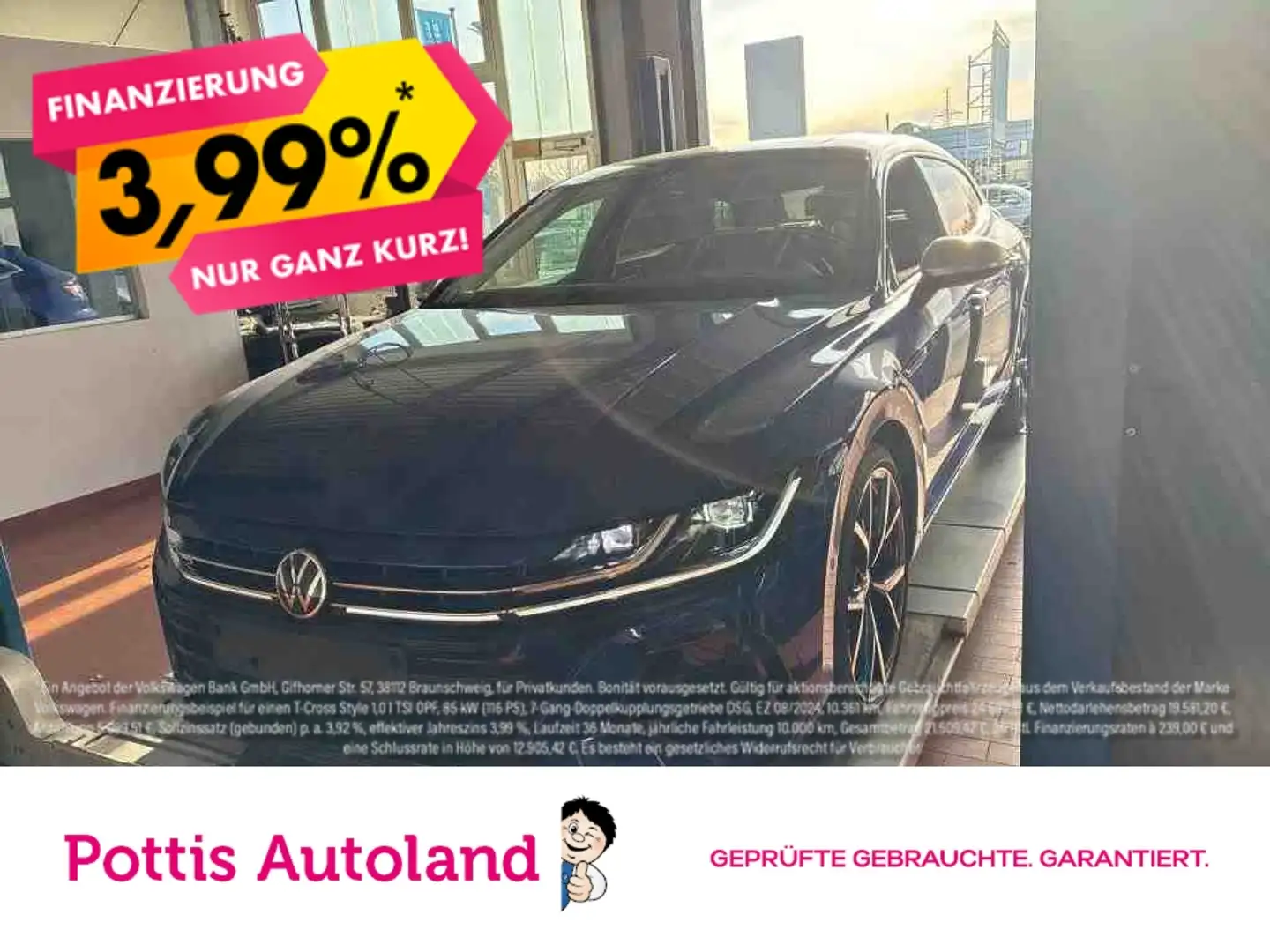 Volkswagen Arteon Shooting Brake 2.0 TSI DSG 4M R PANO AHK NAVI IQ.L Blau - 1