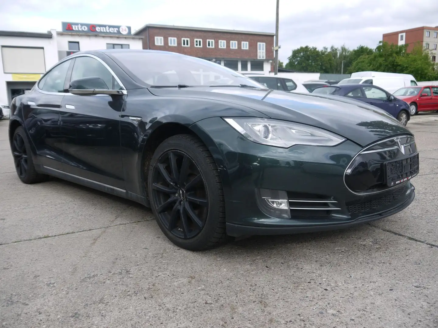 Tesla Model S Sitzheizung/Leder/270 kW Zelená - 1