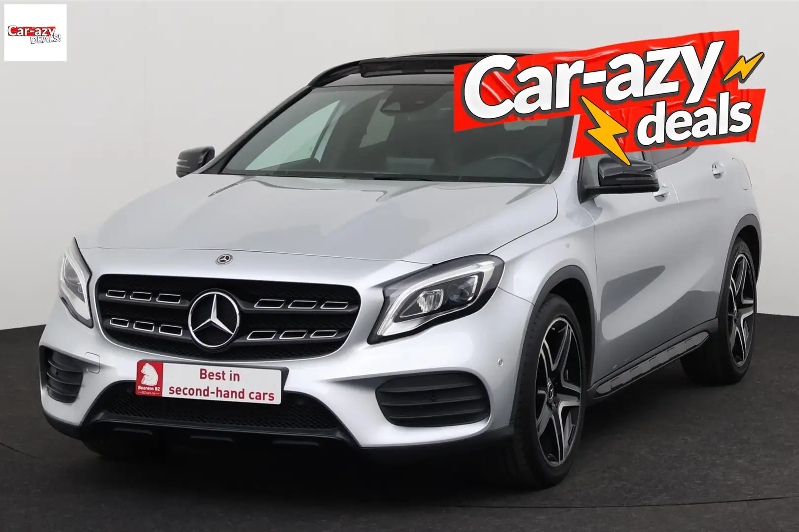 Mercedes-Benz GLA 180 AMG LINE + A/T + GPS + CAMERA + PDC + LEDER/ALCANT Argent - 1