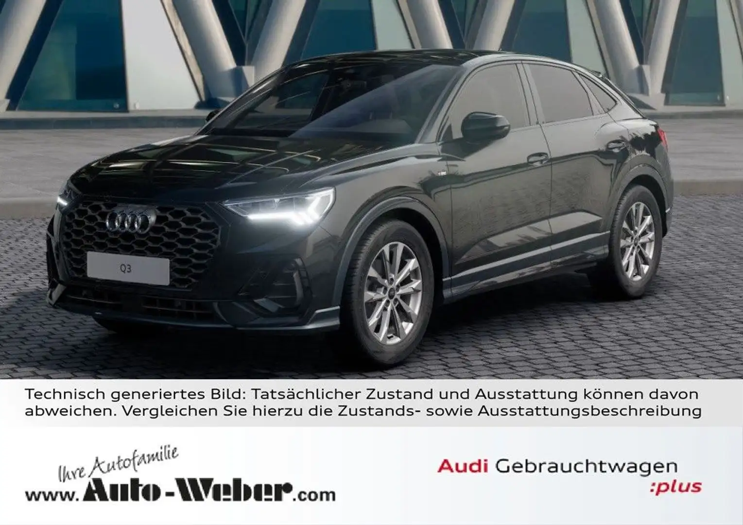 Audi Q3 Sportback 35TFSI S-tronic S LINE BLACK VC ACC Schwarz - 1
