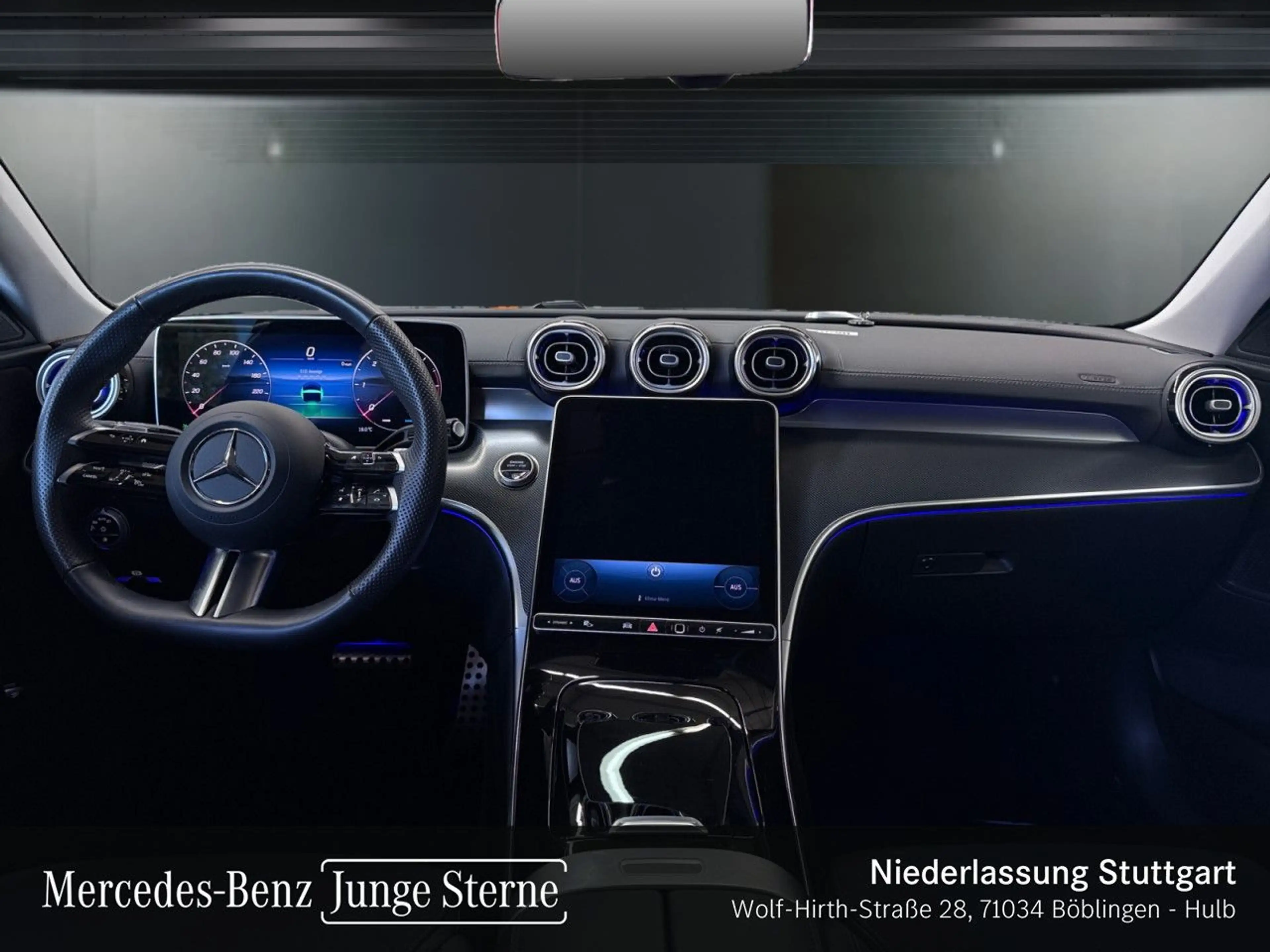 Mercedes-Benz C 220 d AMG+NIGHT+PANO+AHK+LED+KAMERA+TOTW+KEYLESS — photo 13