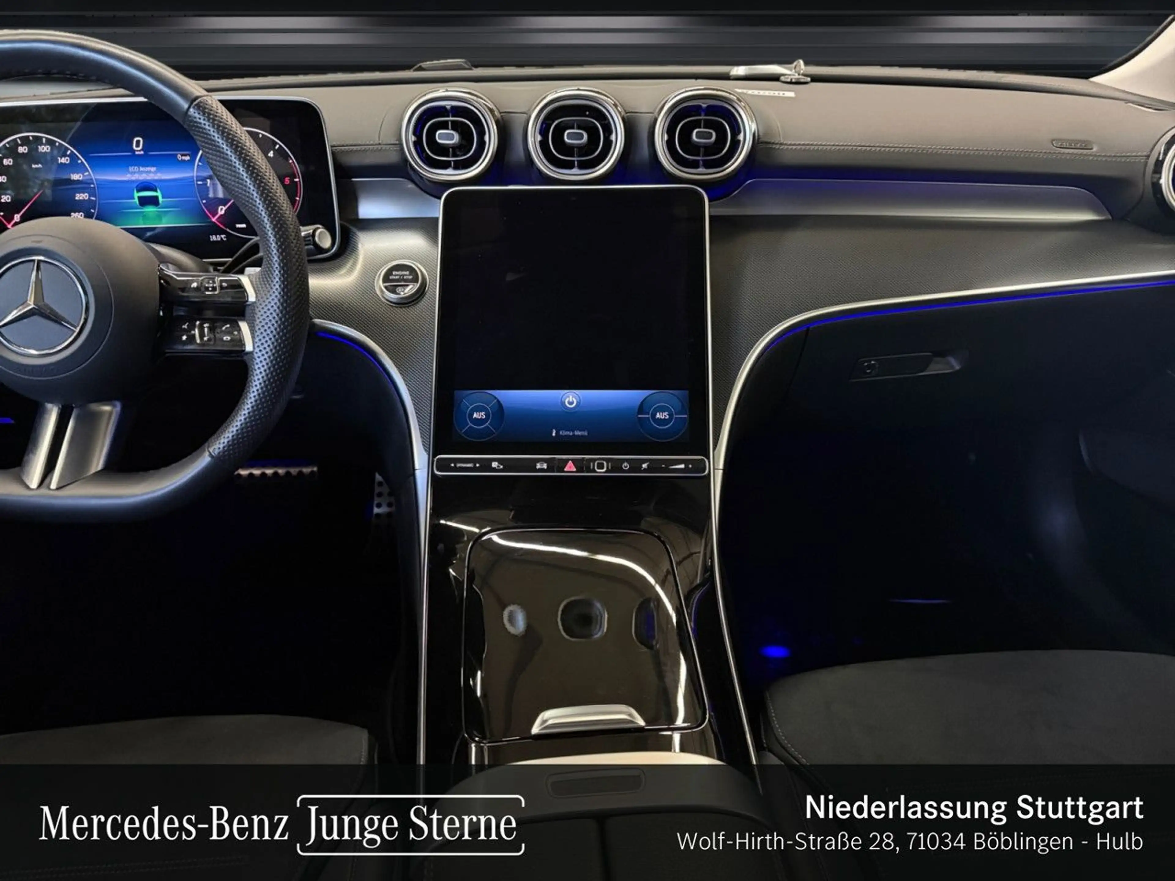 Mercedes-Benz C 220 d AMG+NIGHT+PANO+AHK+LED+KAMERA+TOTW+KEYLESS — photo 15