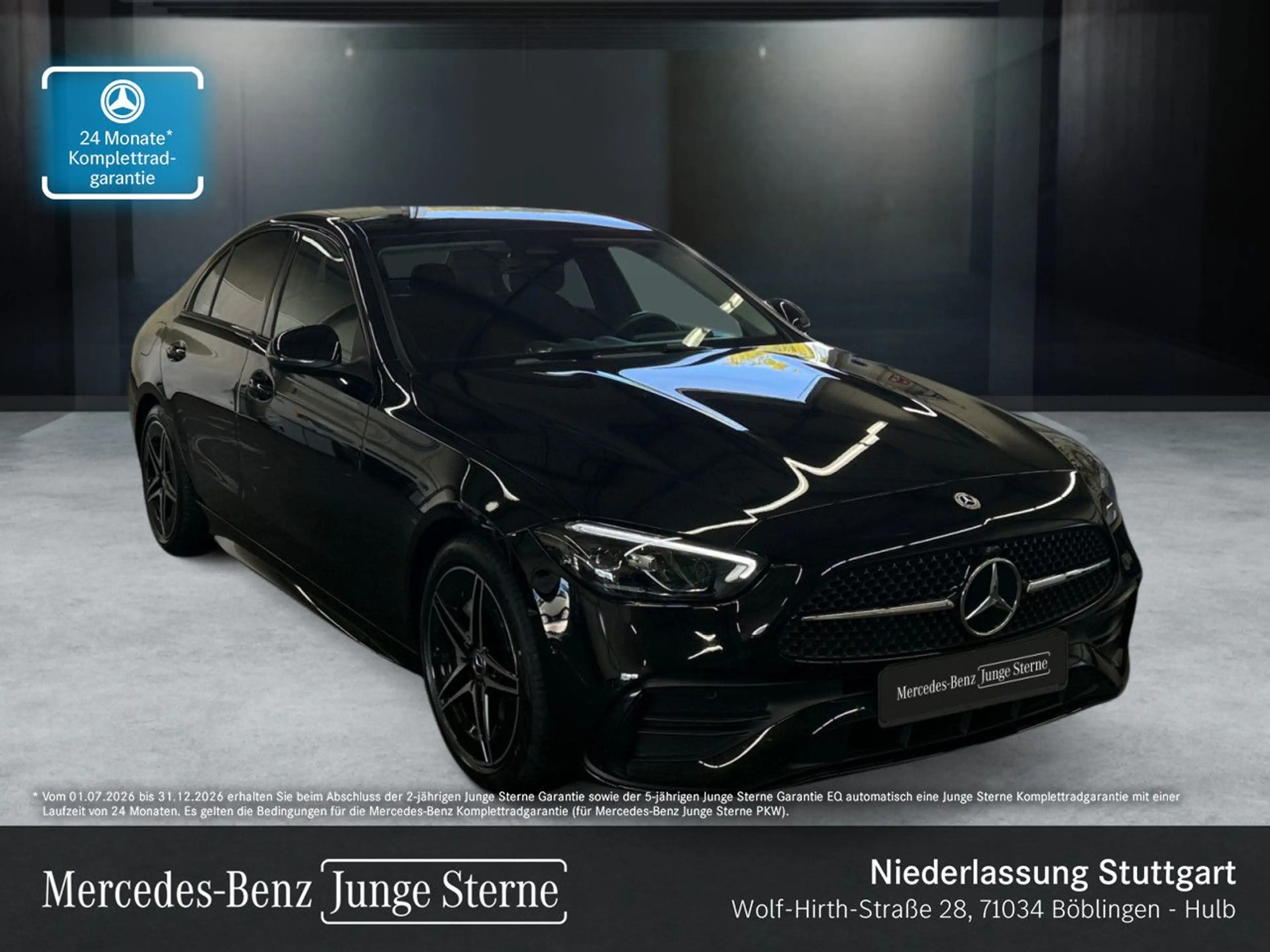 Mercedes-Benz C 220 d AMG+NIGHT+PANO+AHK+LED+KAMERA+TOTW+KEYLESS
