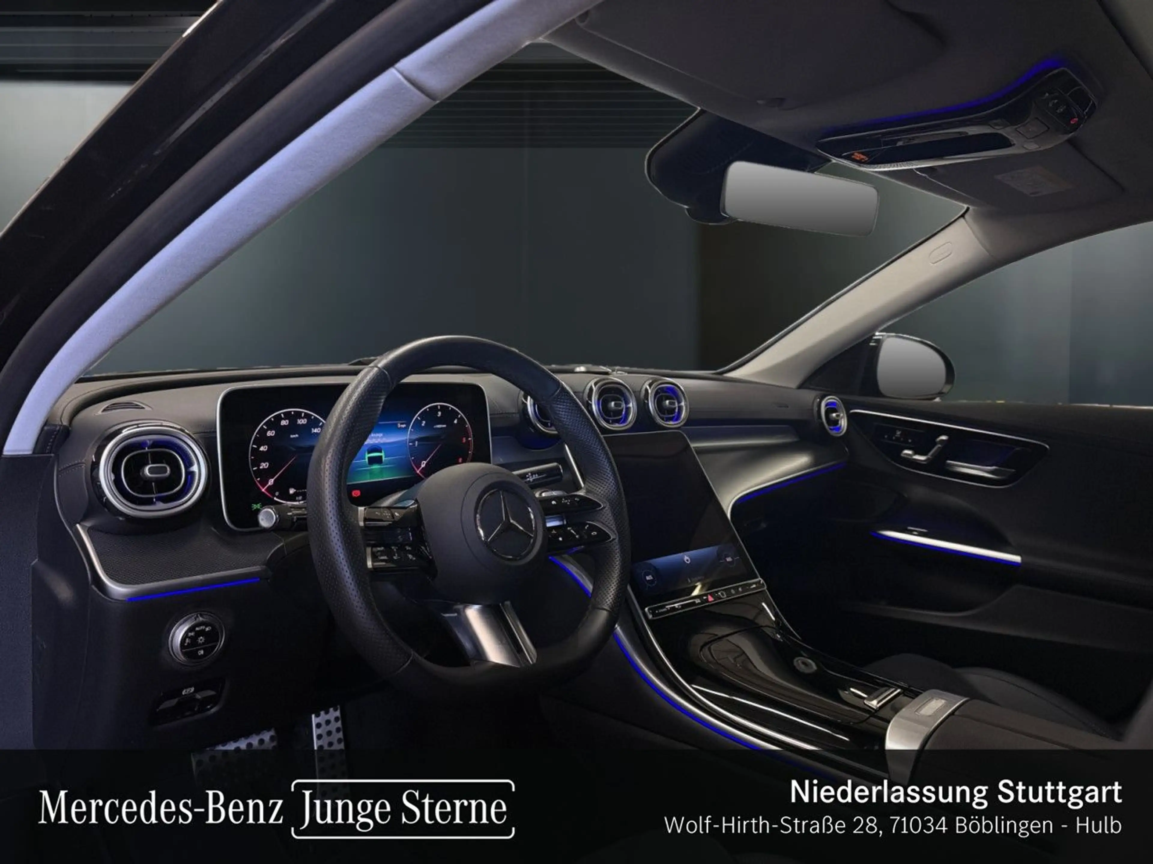 Mercedes-Benz C 220 d AMG+NIGHT+PANO+AHK+LED+KAMERA+TOTW+KEYLESS — photo 11