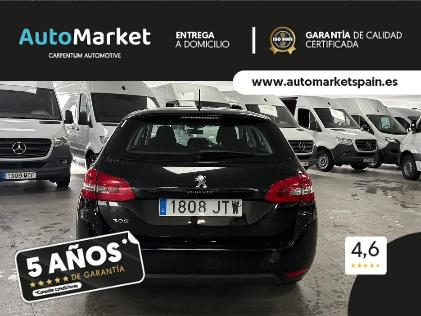 Peugeot 308 1.6BlueHDi S&S Access 100 Negro - 2