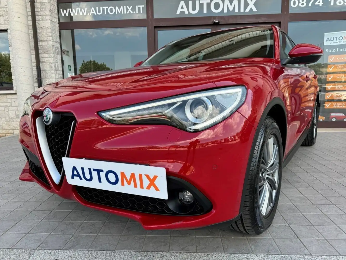 Alfa Romeo Stelvio 2.2 T Business Rwd 190cv Auto Rouge - 2