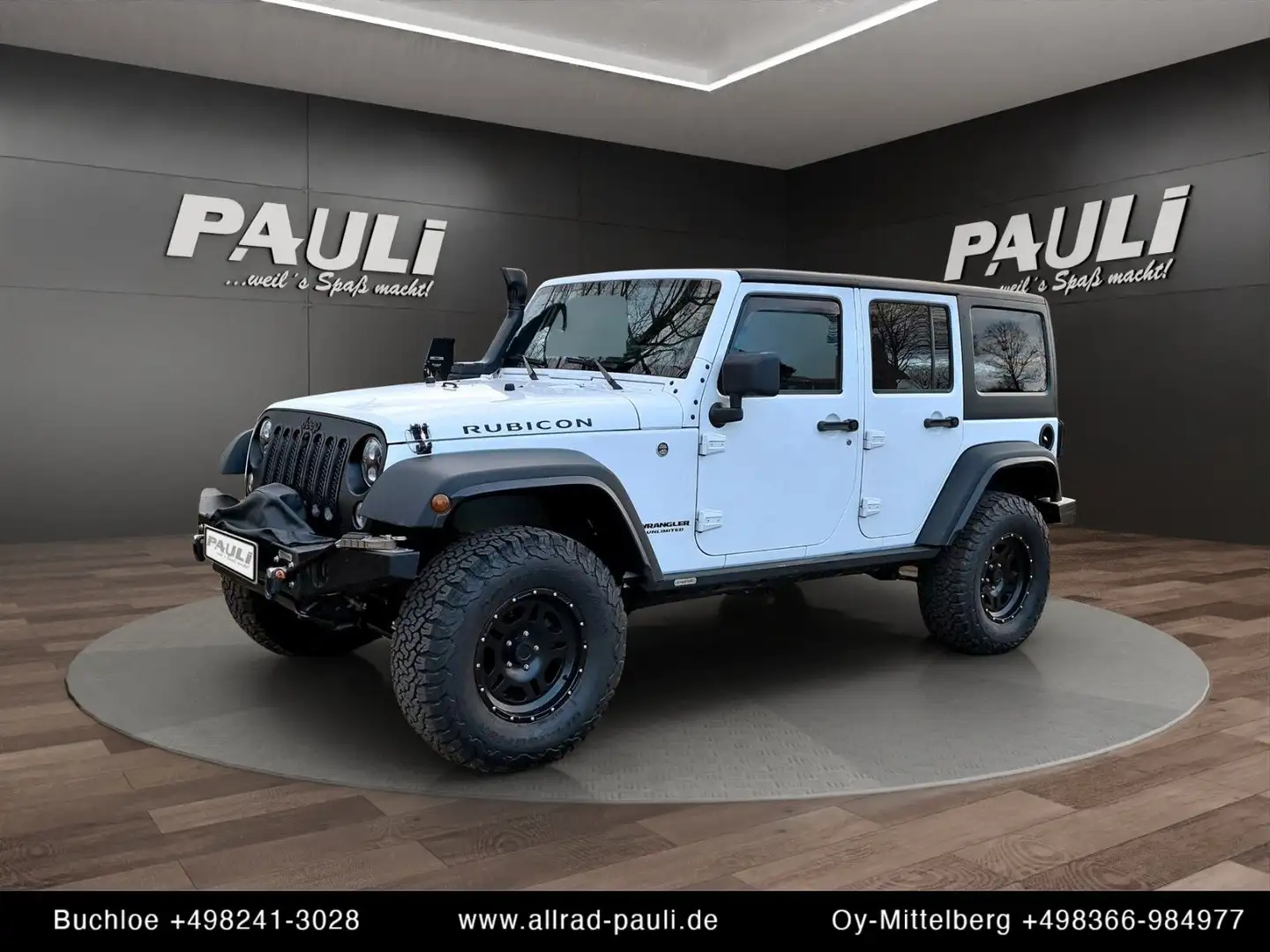 Jeep Wrangler Unlimited 2.8 CRD Rubicon | ZUBEHÖR Blanc - 1
