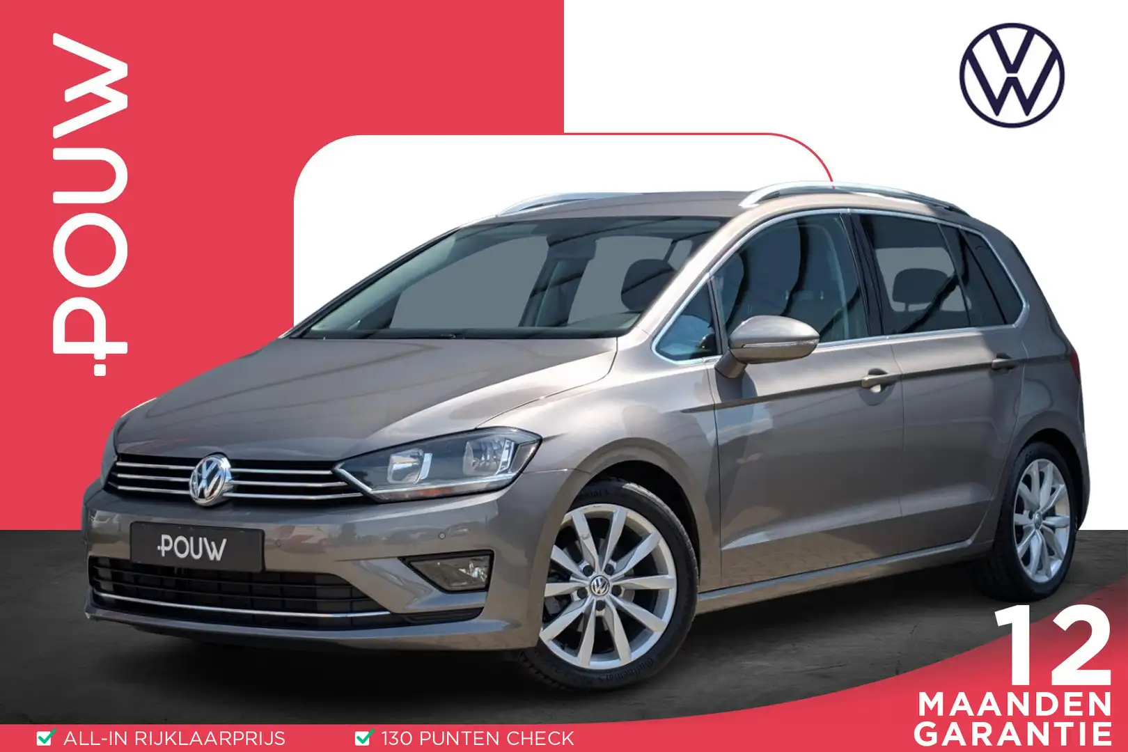 Volkswagen Golf Sportsvan 1.2 TSI 110pk Highline DSG | Camera | Navigatie | Grijs - 1