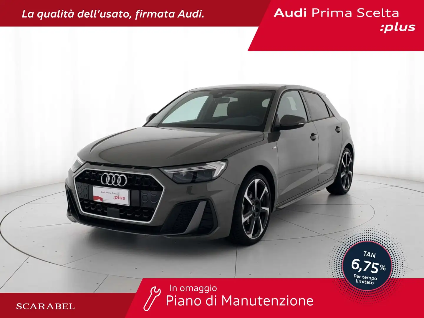 Audi A1 sportback 30 1.0 tfsi s line edition 110cv Grigio - 1