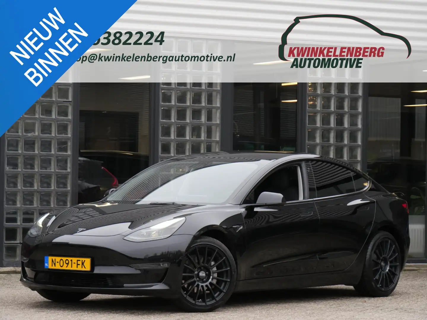 Tesla Model 3 LONG RANGE AWD 75kWh/ ELEKT. KLEP/ WARMTEPOMP/ STU Negro - 1