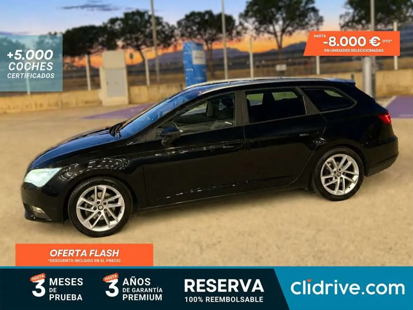 SEAT Leon ST 1.6TDI CR S&S Style 110 Negro - 1