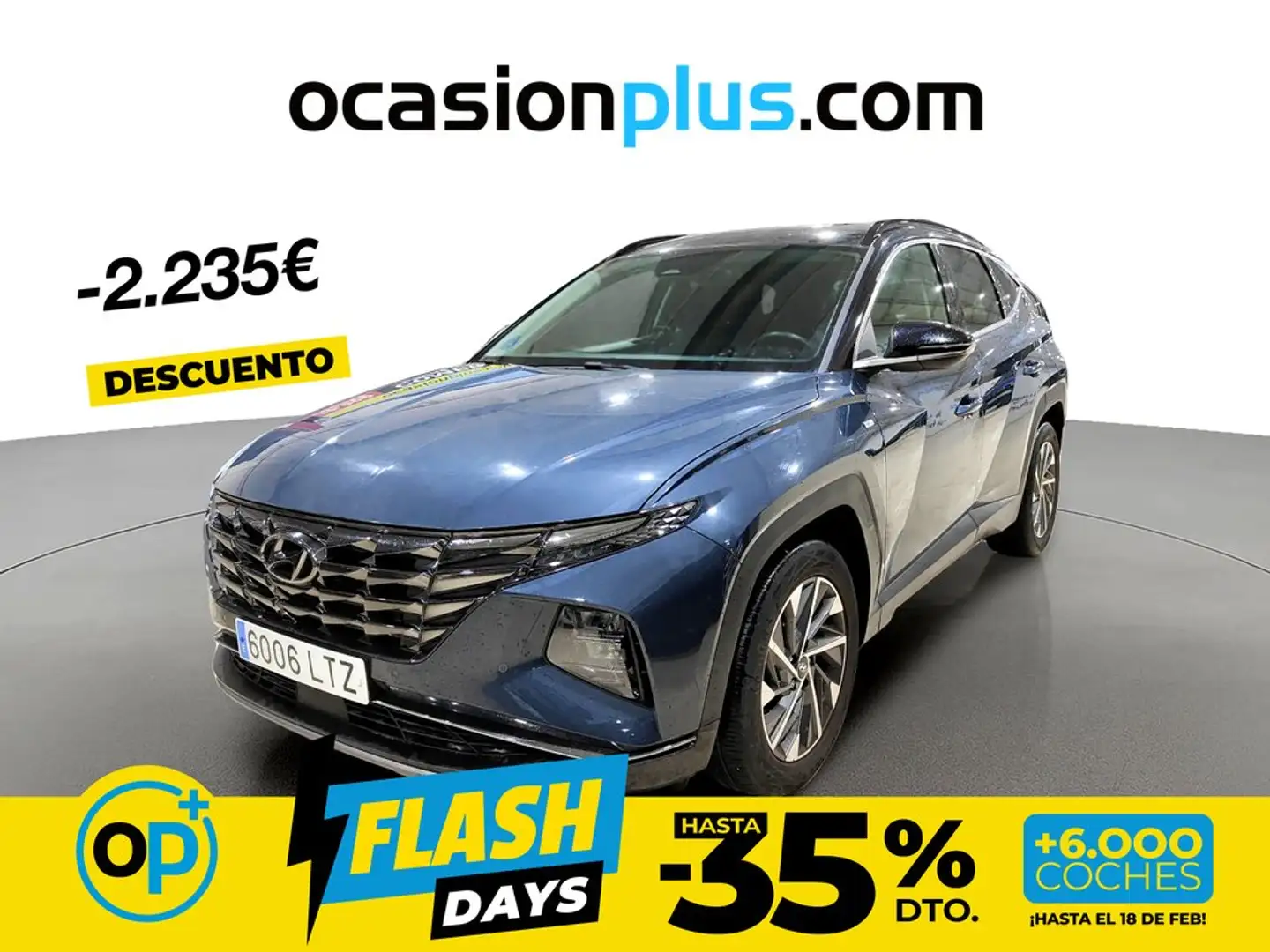 Hyundai TUCSON 1.6 TGDI 48V Tecno 2C 4x2 Azul - 1