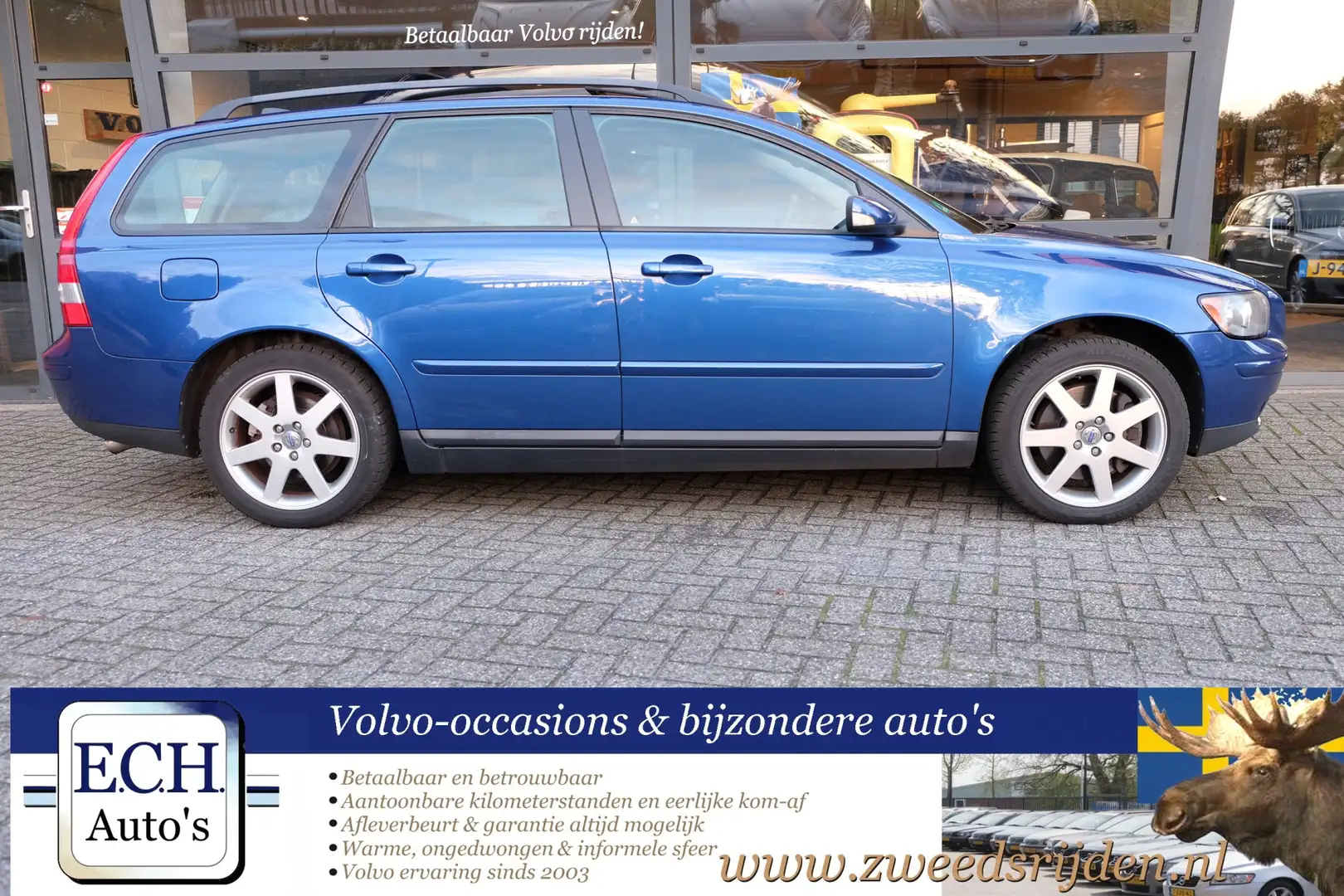 Volvo V50 2.5 T5 AWD Momentum, Schuifdak, 17inch Blu/Azzurro - 2
