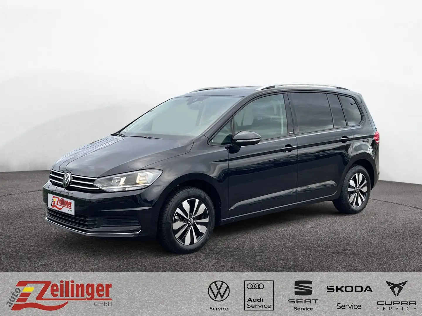Volkswagen Touran Move TSI DSG|7-S.|AHK|el.KLAPPE|NAVI|ACC Schwarz - 1