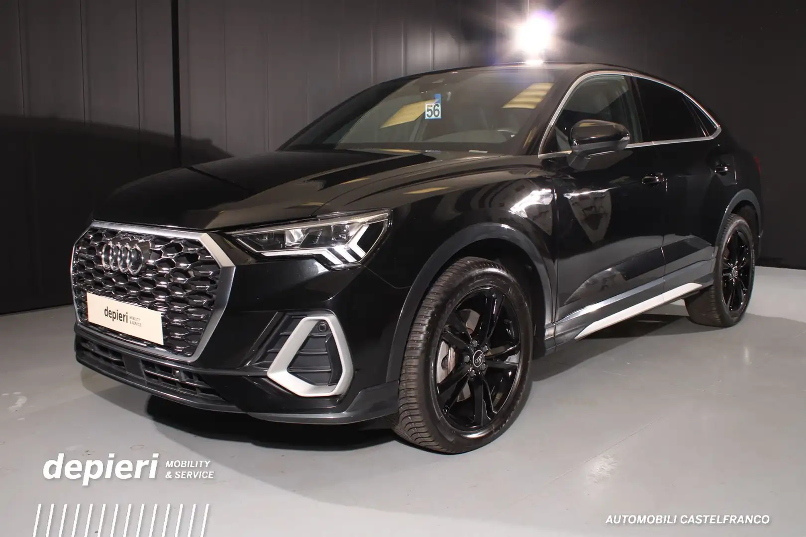 Audi Q3 Q3 Sportback 40 TDI quattro S tronic S line Schwarz - 1