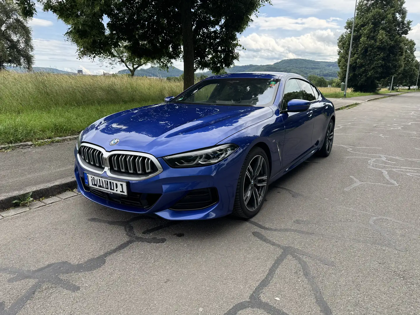 BMW 840 840d xDrive Gran Coupe M Sport Blau - 1