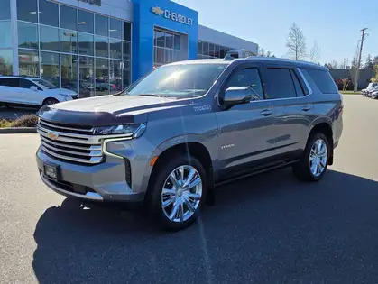 Silver 2021 Chevrolet Tahoe SUV / Crossover Four-Wheel Drive Automatic