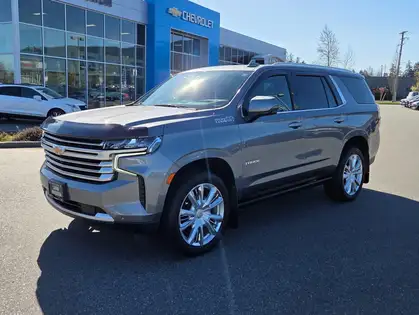 Silver 2021 Chevrolet Tahoe SUV / Crossover Four-Wheel Drive Automatic