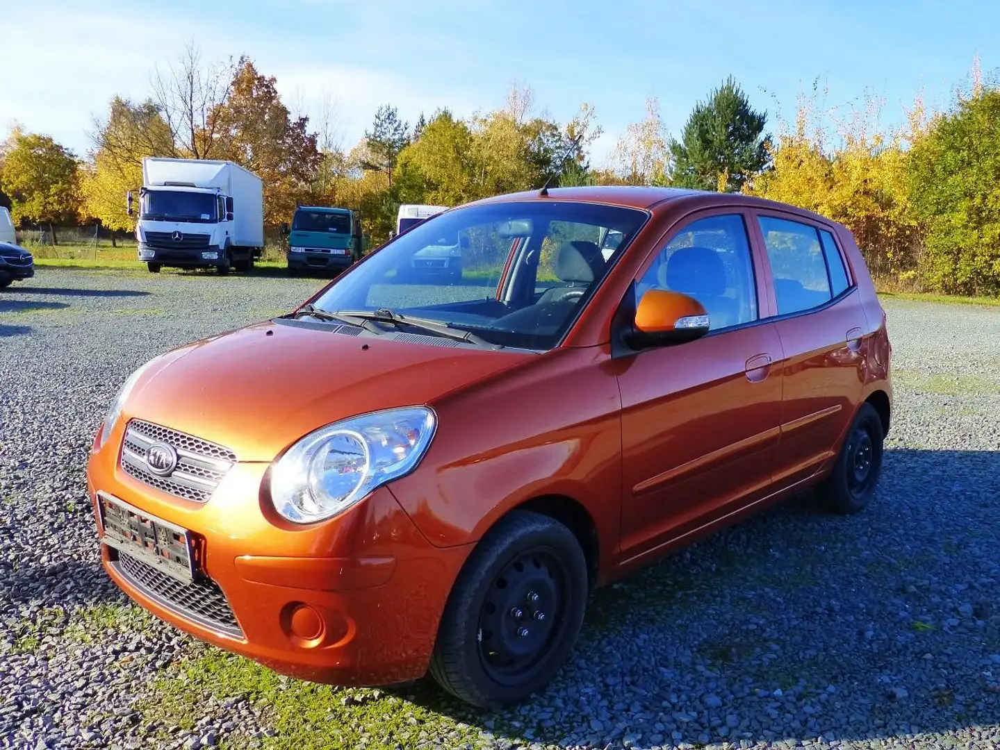Kia Picanto 1.1 EX*Klima*HU/AU bei Verkauf neu Orange - 2