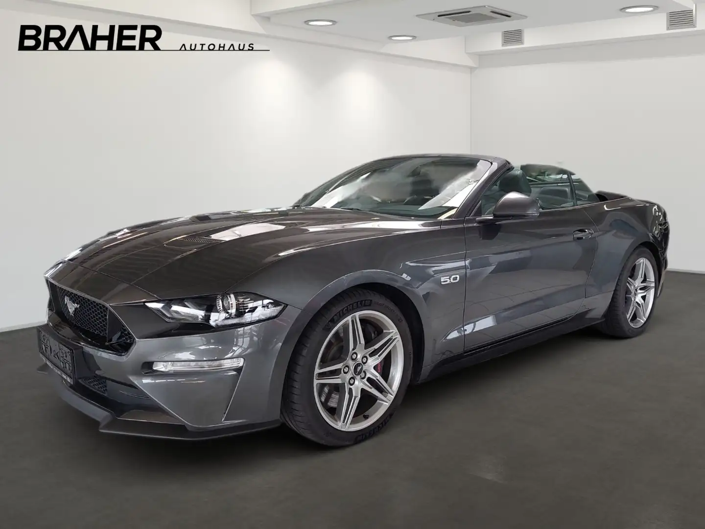 Ford Mustang 5.0 V8 GT Cabrio Ti-VCT V8 GT 5.0 TOP Gris - 1