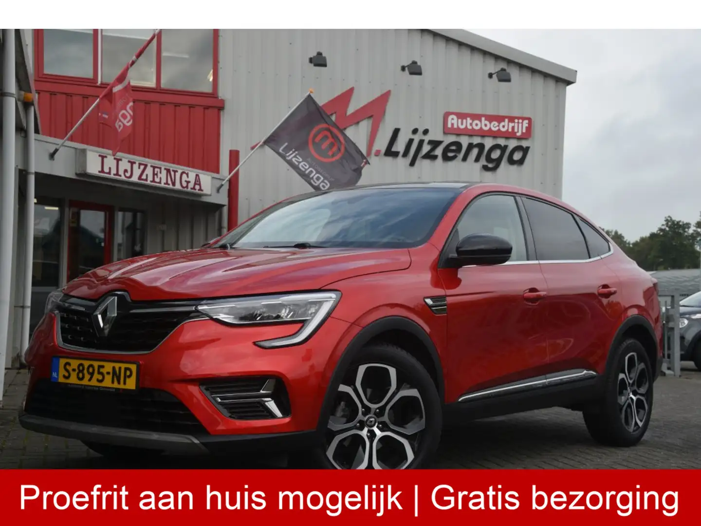 Renault Arkana 1.3 TCe 140 Intens LED | Carplay | Stoel+stuurverw Rood - 1