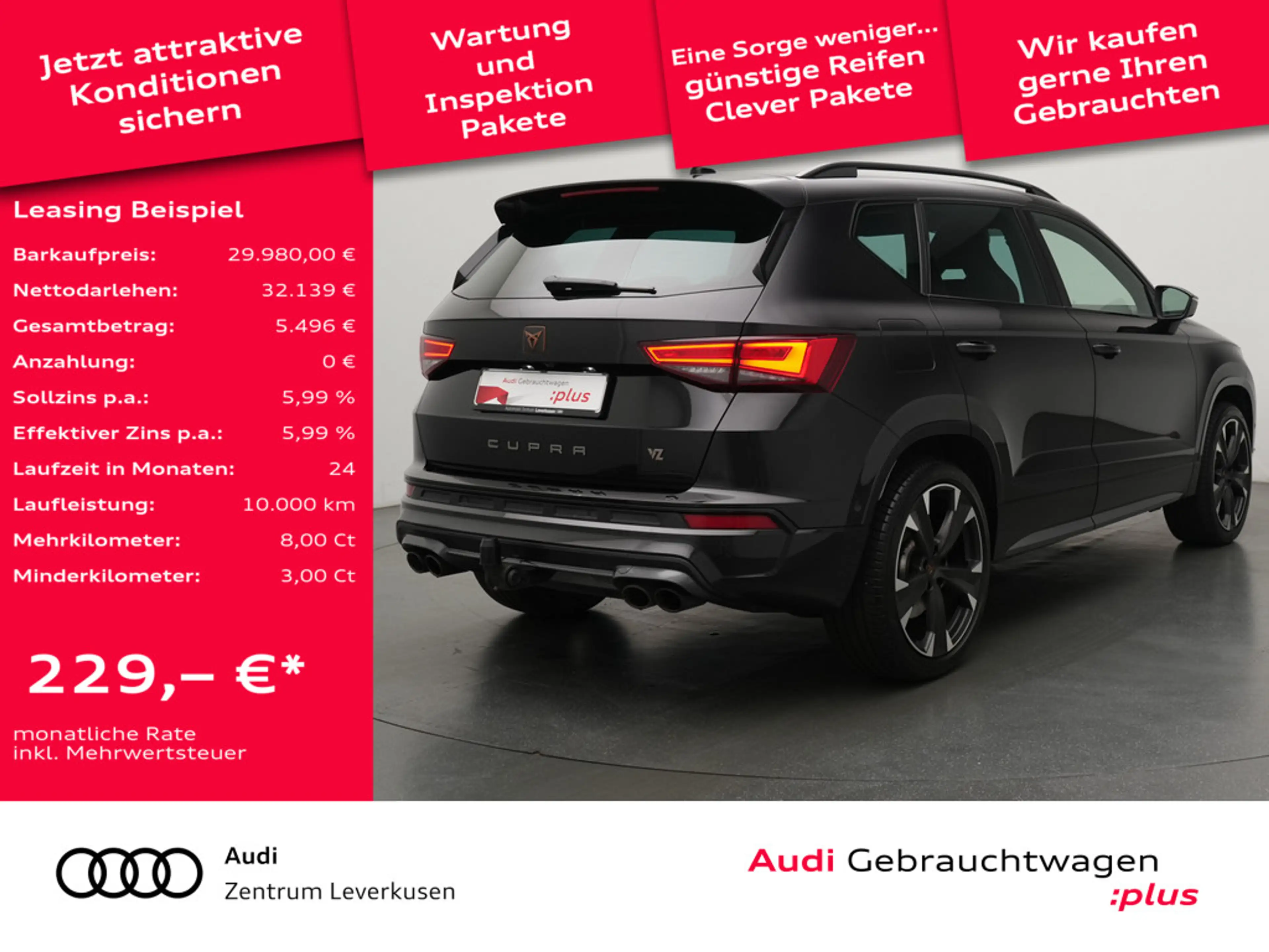 CUPRA Ateca VZ 4Drive DSG DCC ACC AHK 360° NAVI LED — photo 2