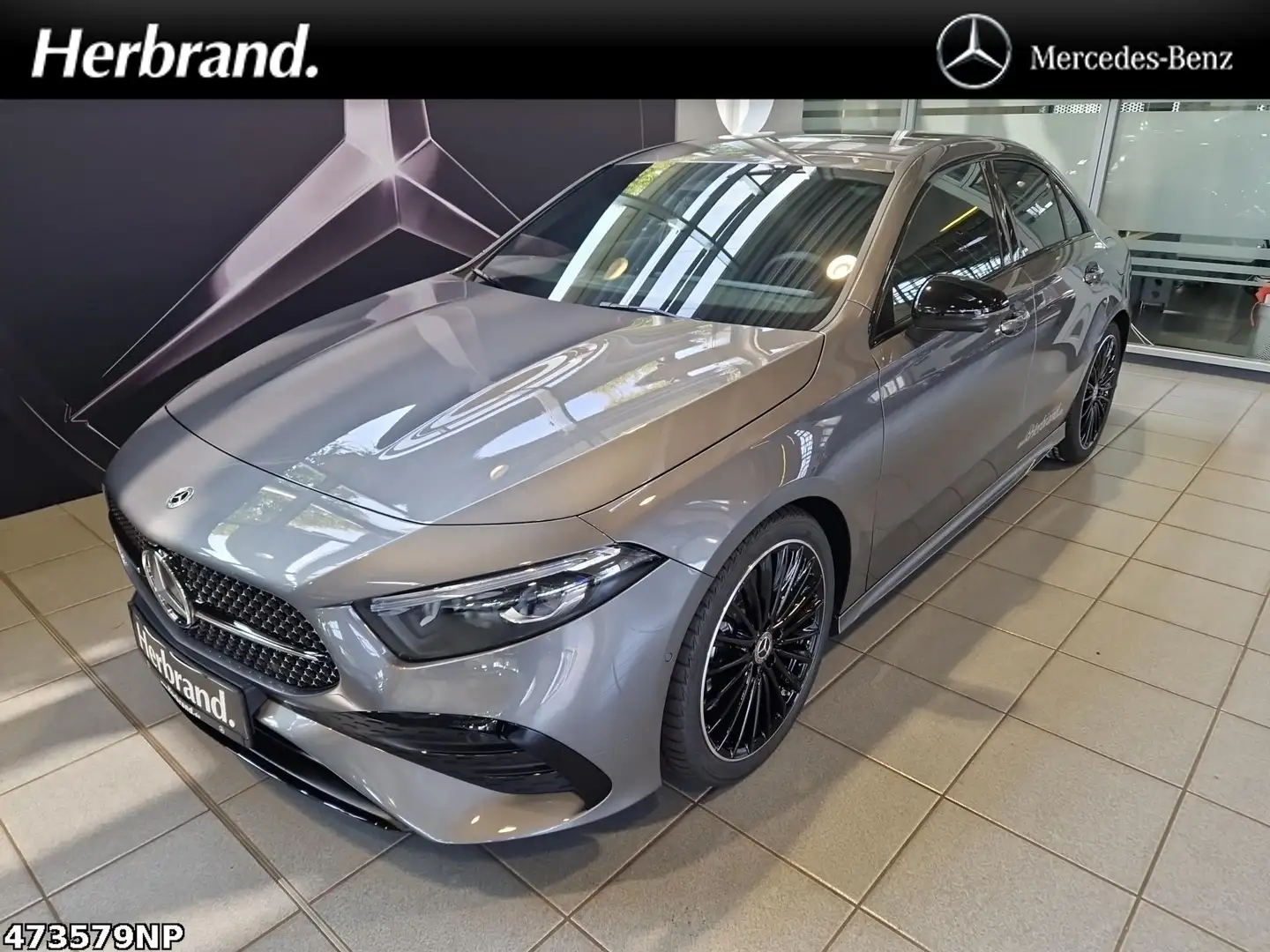 Mercedes-Benz A 220 4MATIC AMG PREMIUM+19"+360°+FAHRASSISTENZ Gris - 1