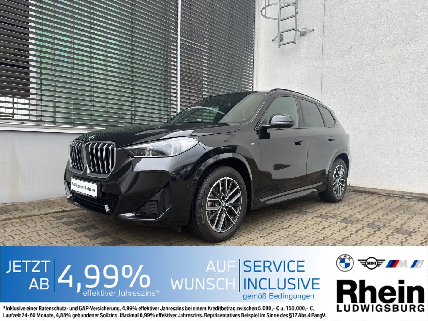 BMW X1 sDr 18i M Sportpaket AHK HiFi ParkAss SHZ Schwarz - 1