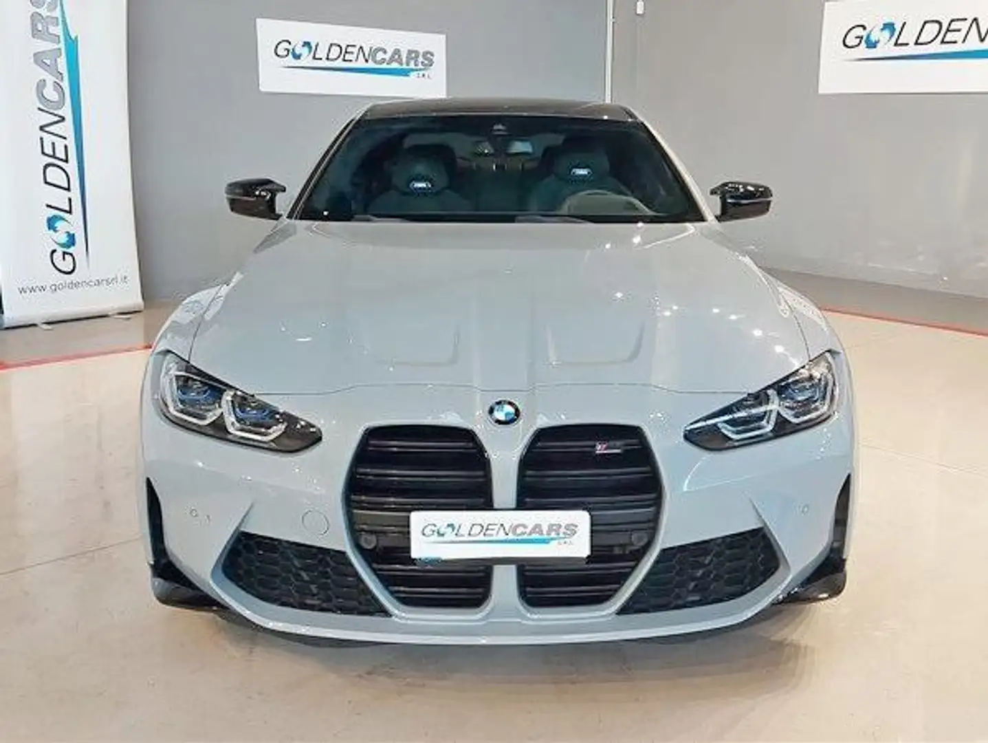 BMW M4 M4 Coupe 3.0 Competition auto Grigio - 2