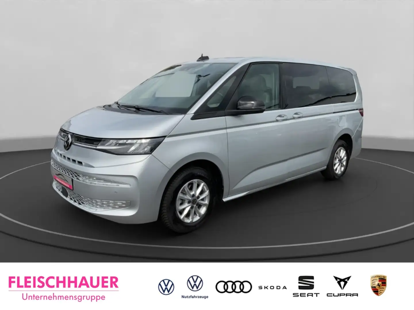 Volkswagen T7 Multivan lang 2.0 TDI DSG AHK-klap. Navi VC LED El. Heckkla Silber - 1