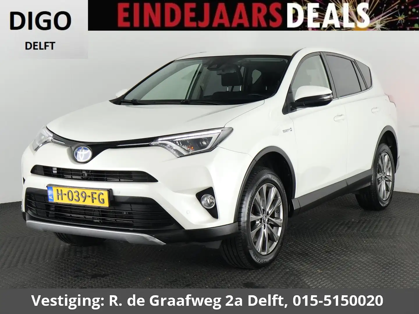 Toyota RAV 4 2.5 Hybrid Style | Trekhaak | Parkeersensoren | Cr Wit - 1