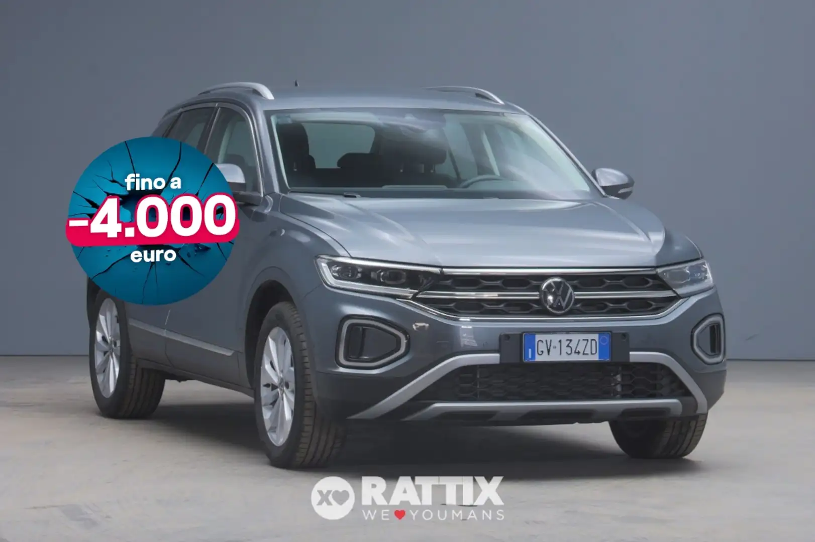 Volkswagen T-Roc 2.0 TDI 150CV Style DSG Grigio - 1