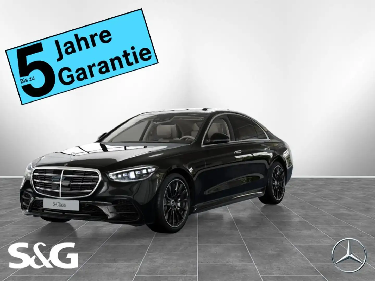 Mercedes-Benz S 450 d 4M AMG Multikontursitze+Pano+HuD+Distron Schwarz - 1