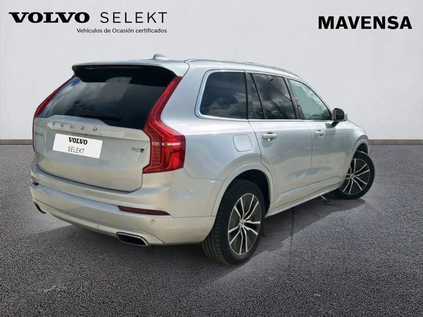 Volvo XC90 B5 Business Plus 7pl. AWD Aut. Plateado - 2