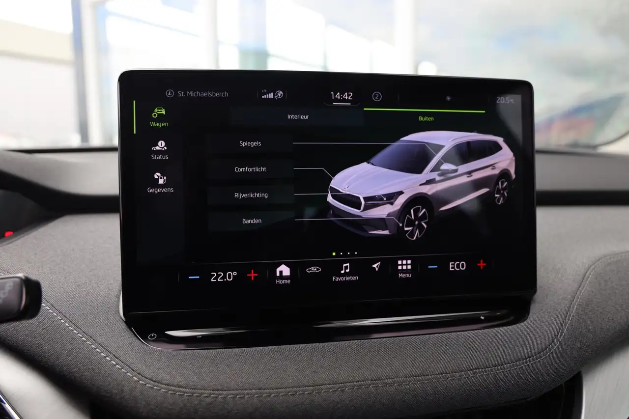 Skoda Enyaq iV 60 SOH 93% Trekhaak Apple Carplay+Android auto, миниатюра 12